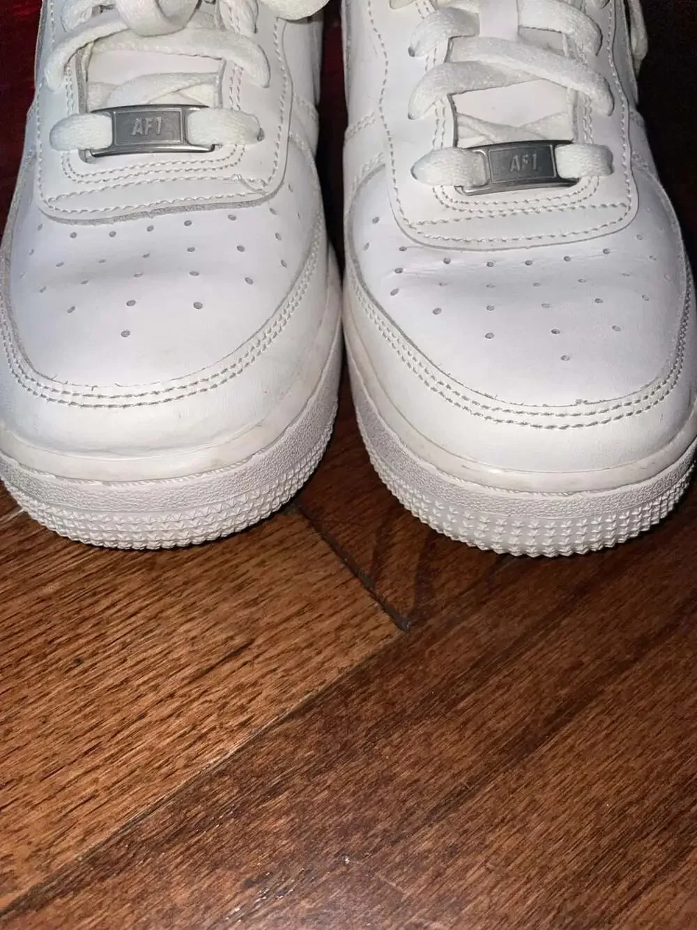 Nike Air Force 1 Triple White Low Boys‎ 6.5Y Streetwear Sneakers